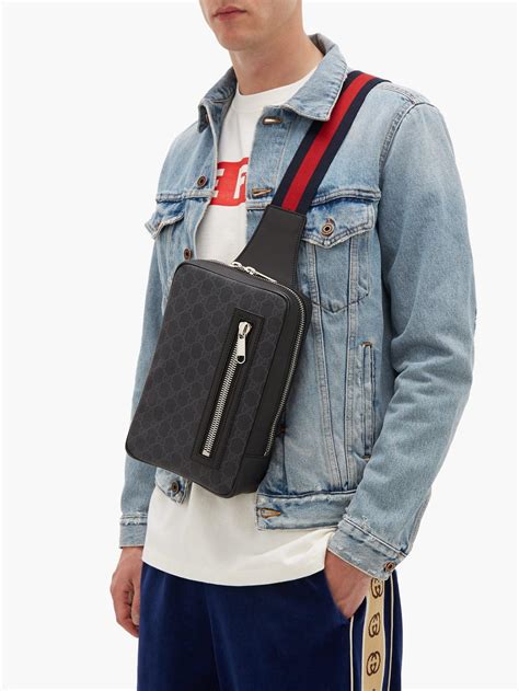 gucci cross bags for men|gucci sling bags men's.